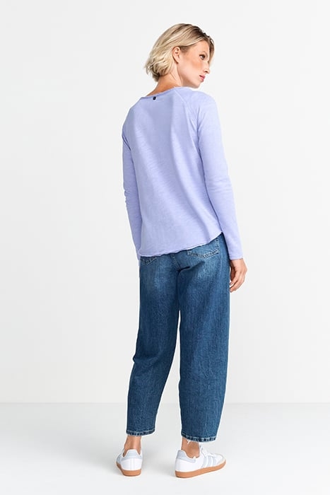 ORGANIC HEAVY JERSEY LONGSLEEVE FROSTY LAVENDER 2