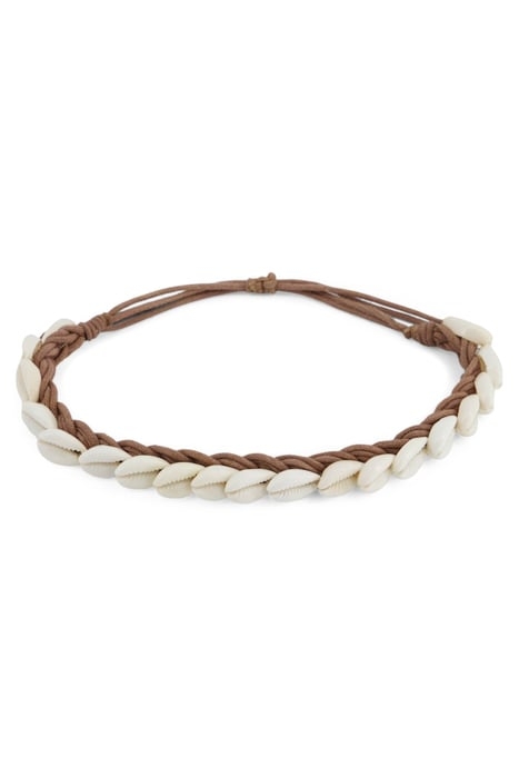 SHELL CHOKER NECKLACE OFF WHITE 1