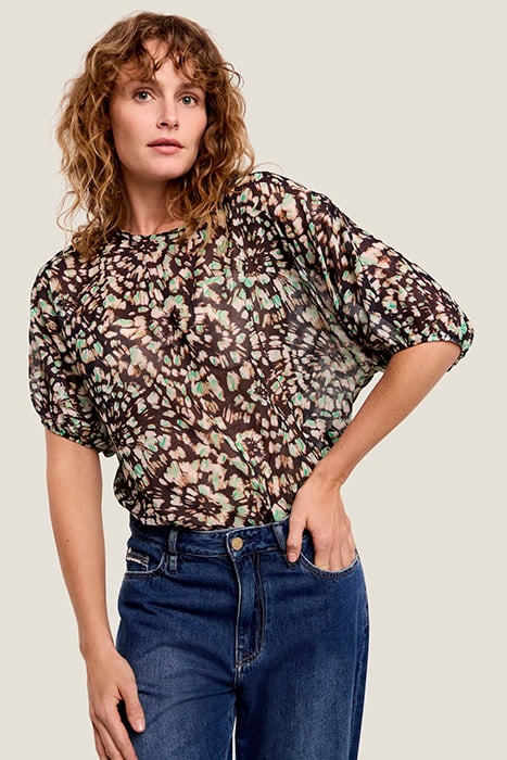 TOP ALLOVER PRINT BLACK 1