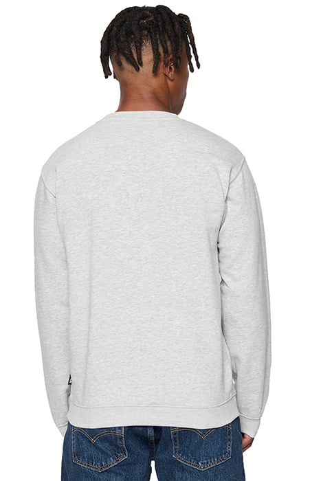 BOLLWILLER CREW SWEAT LIGHT GREY MELANGE 3