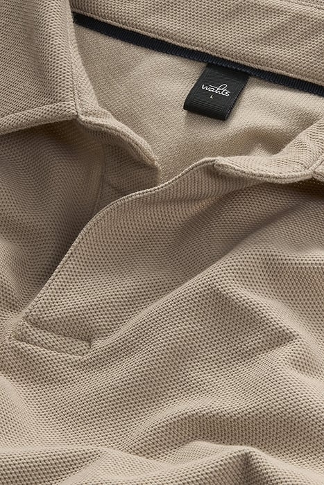 PAGE | TECH STRETCH POLO NEUTRAL SAND 2