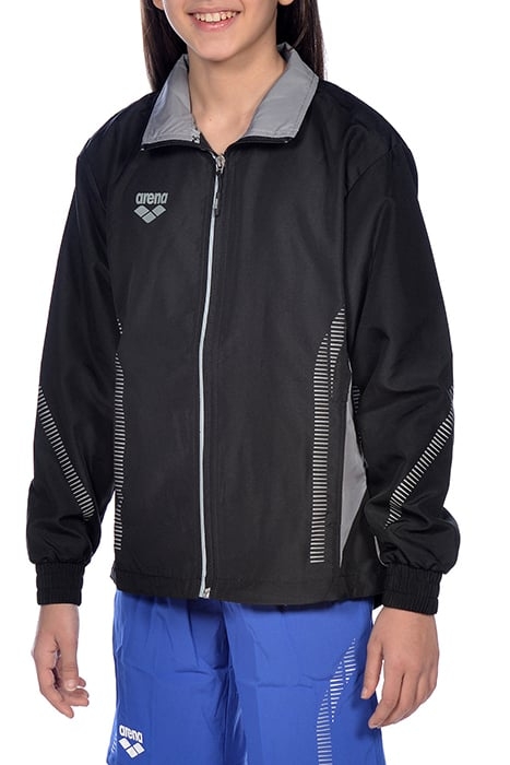 JR TL WARM UP JACKET BLACK-GREY 4