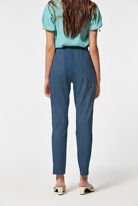 CHAMBRAY TRANTA TROUSERS BLUE 2