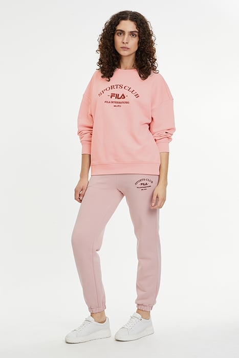BOROD LOOSE FIT CREW SWEAT PALE MAUVE 3
