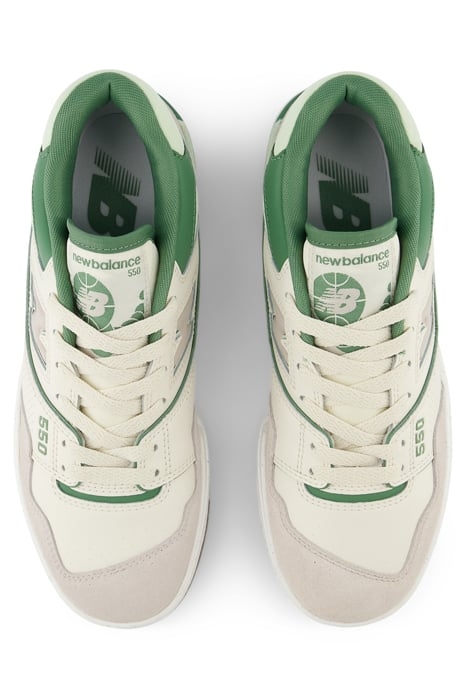 BBW550HK SNEAKERS IN OFF WHITE AND GREEN 3