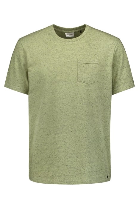 T-SHIRT CREWNECK MULTI COLOURED MELANGE LIME 4