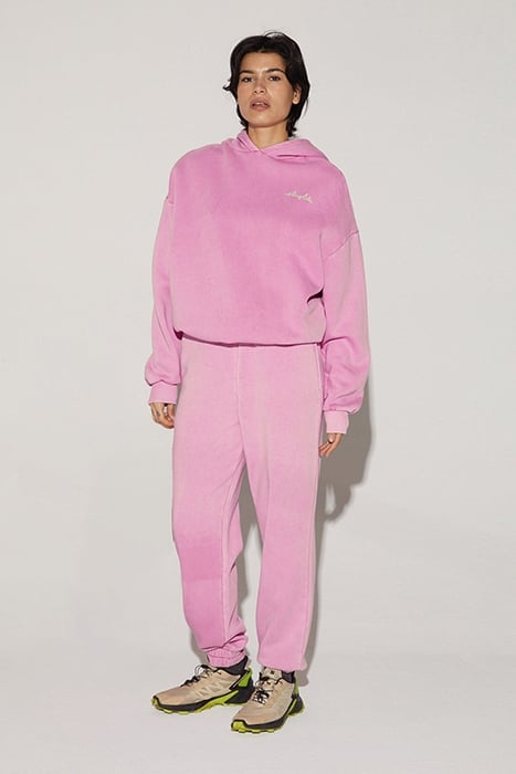 WORN OUT STIEG SWEATPANTS PINK 1