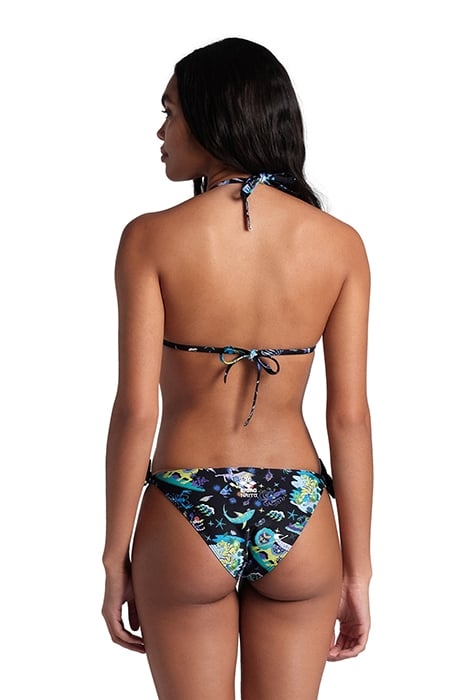 WOMEN'S ARENA FUN PLANET BIKINI TRIANGLE BLACK MULTI 2