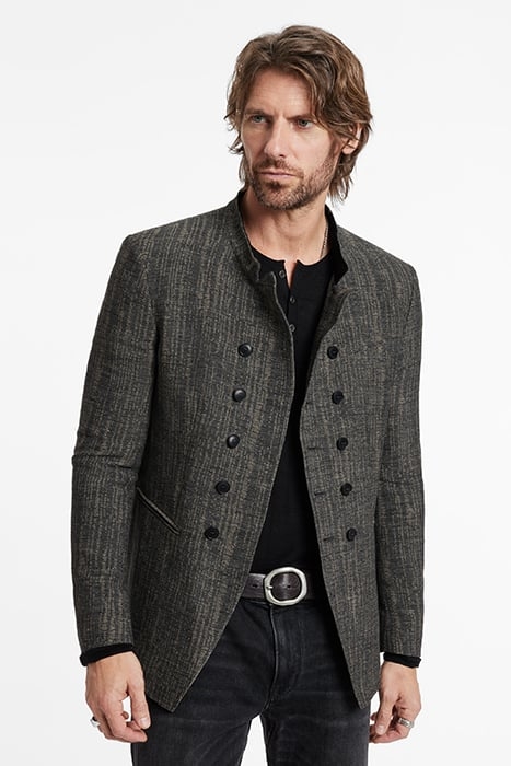 SLIM FIT DBL BREATED MULTI BUTTON JACKET KALAMATA 1