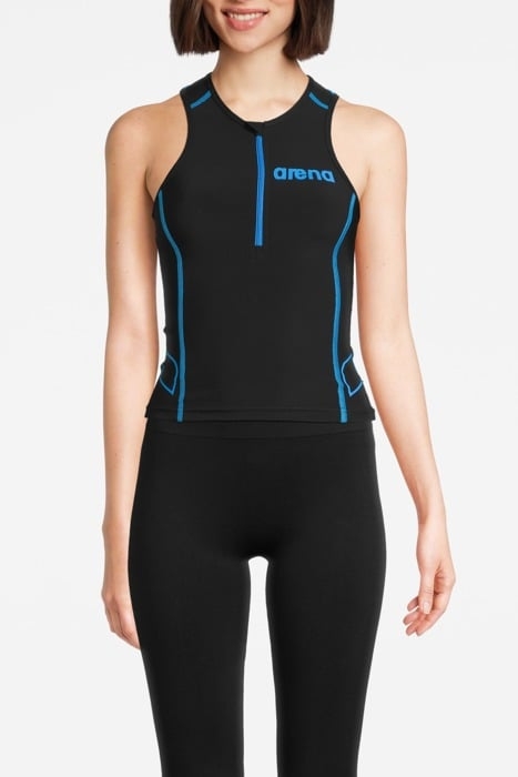 W TRITOP ST BLACK-TURQUOISE 1