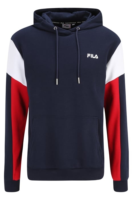 TRUDEN BLOCKED HOODY BLACKIRIS-TRRED-BRIWHIT 4