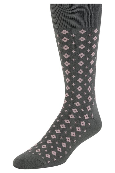 3PK MENS NON TERRY CREW DARK GREEN 2