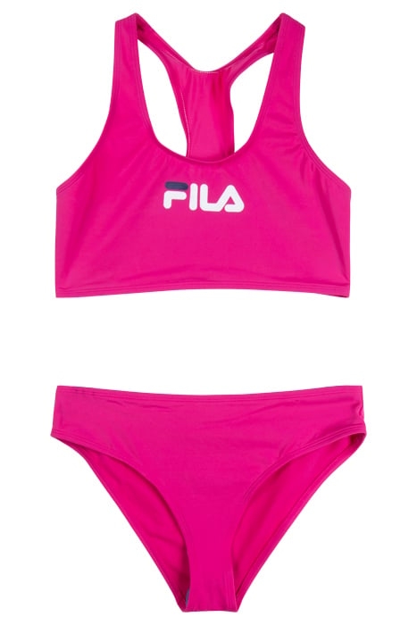 SASSARI RACER BACK BIKINI PINK YARROW 1