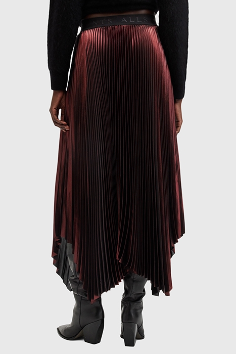 PHIA METALLIC SKIRT METALLIC RED 2