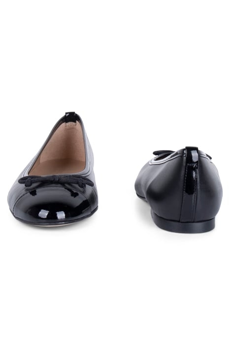 KARA - TOE CAP BOW SUEDE BLACK 2