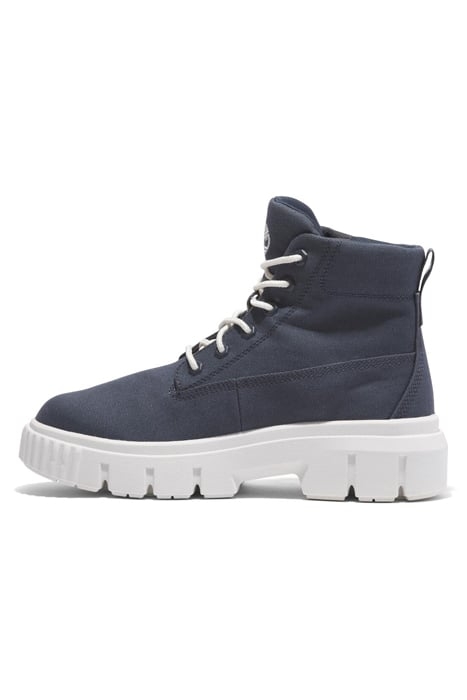 GREYFIELD MID LACE UP BOOT DARK BLUE CANVAS 6