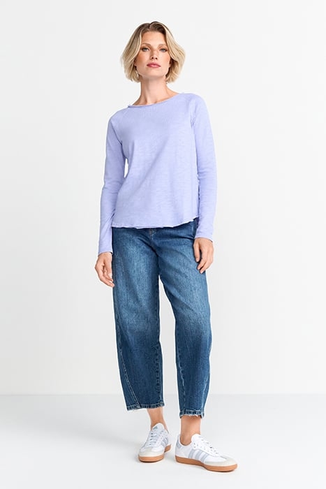 ORGANIC HEAVY JERSEY LONGSLEEVE FROSTY LAVENDER 1