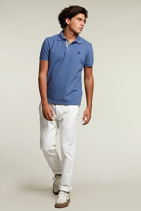 SLIM FIT COTTON CHINO FOAM BEIGE 3