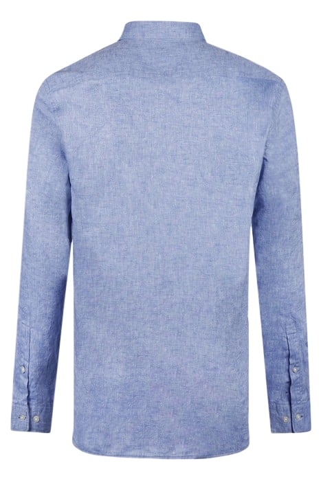 COTTON LINEN SHIRT VINTAGE BLUE 5