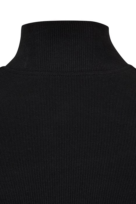 LADIES RIB BACK CUT OUT LONGSLEEVE BLACK 8