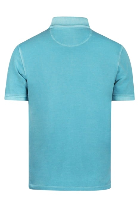 SUMMER PIQUEE POLO AQUA 2