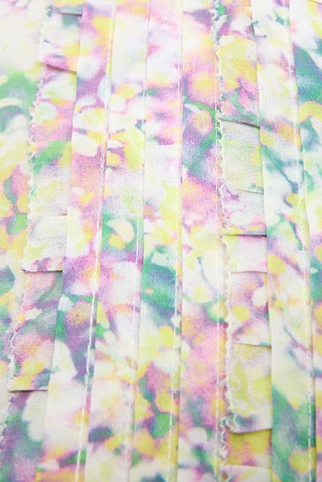 DONNA RUFFLE SLEEVELESS TOP STRAWBERRY SHAKE M 3