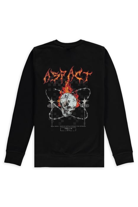 UNISEX GAME OVER SWEATER BLACK 2