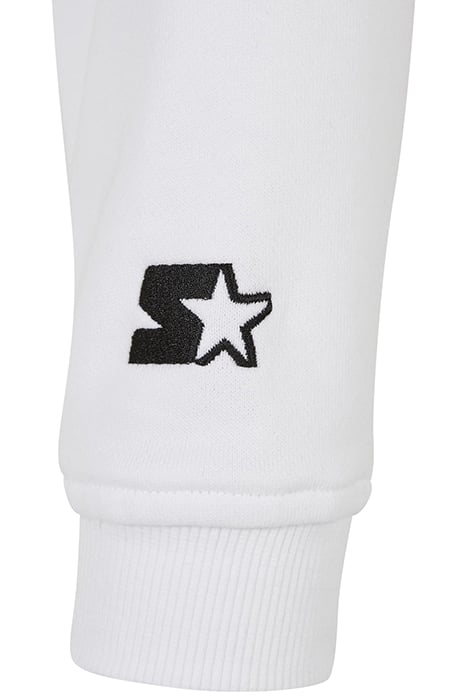 LADIES STARTER CROPPED HOODY WHITE 4