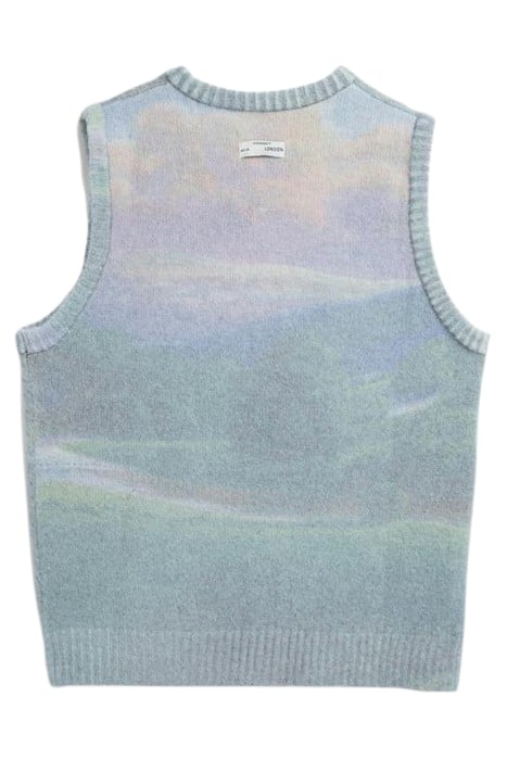HIGHSNOBIETY – LANDSCAPE SWEATER VEST MULTI 4