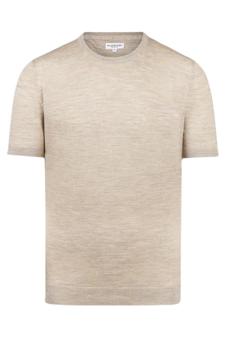 FINE MERINO T-SHIRT SAND 4