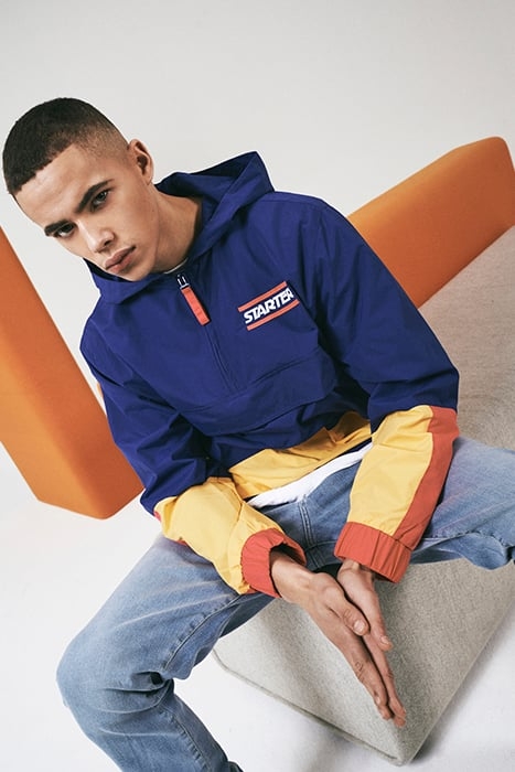 STARTER MULTICOLORED LOGO WINDBREAKER RED/BLUE/YELLOW 8