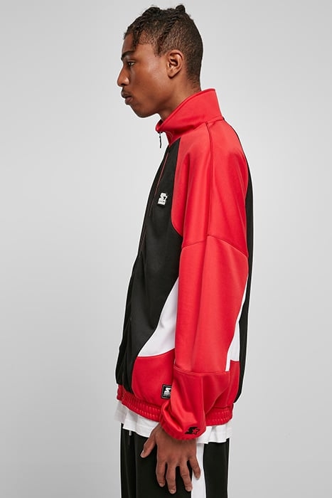 STARTER LASER TRACK JACKET BLACK/CITYRED/WHITE 6