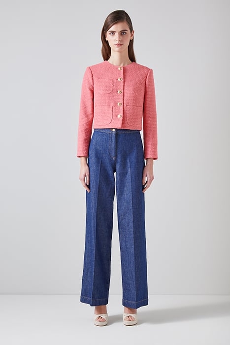 ALLIE TWEED JACKET BLUSH 2