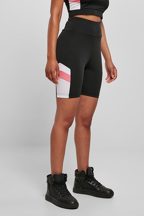 LADIES STARTER CYCLE SHORTS BLACK/WHITE 7