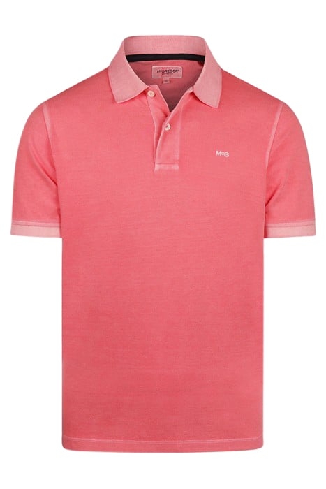 SUMMER PIQUEE POLO CORAL RED 1