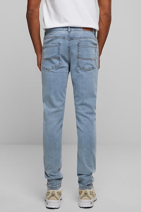 SLIM TAPERED JEANS NEW LIGHT BLUE WASHED 2