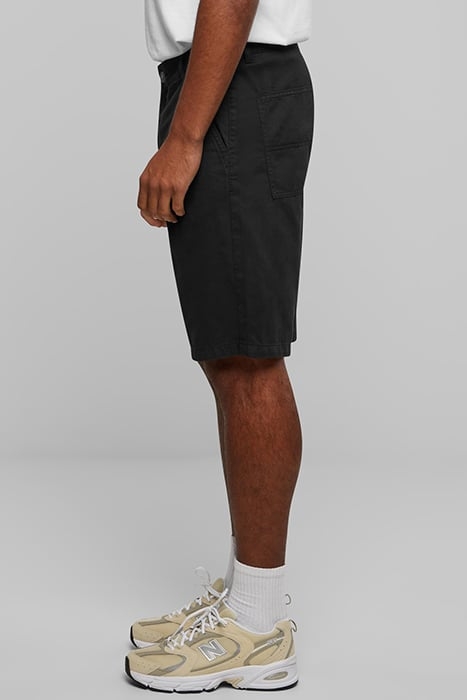 ORGANIC SKATER CHINO SHORTS BLACK 6