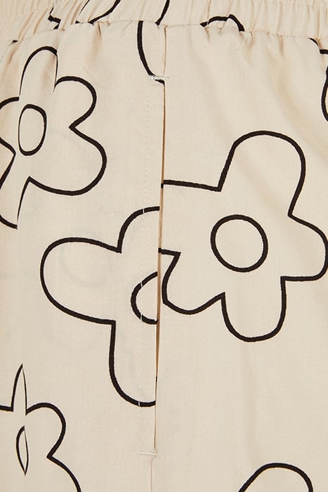 LADIES AOP VISCOSE RESORT SHORTS SOFTSEAGRASSFLOWER 8