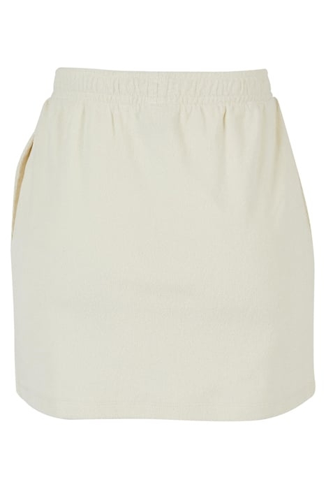 LADIES TOWEL MINI SKIRT PALEWHITE 5