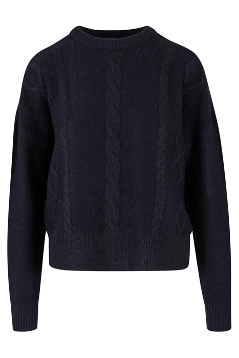 LADIES CABEL KNIT SWEATER BLACK 4