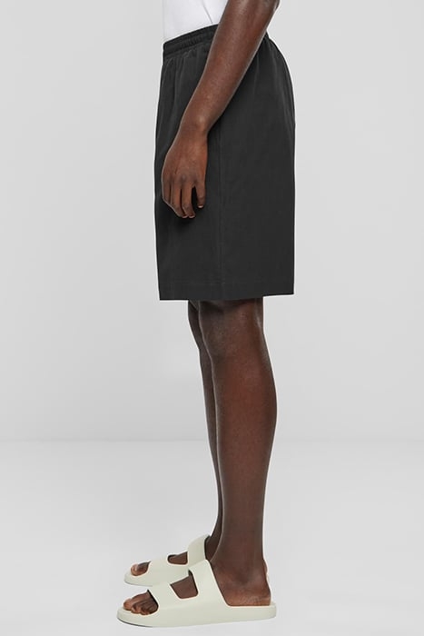 WIDE CREPE SHORTS BLACK 6