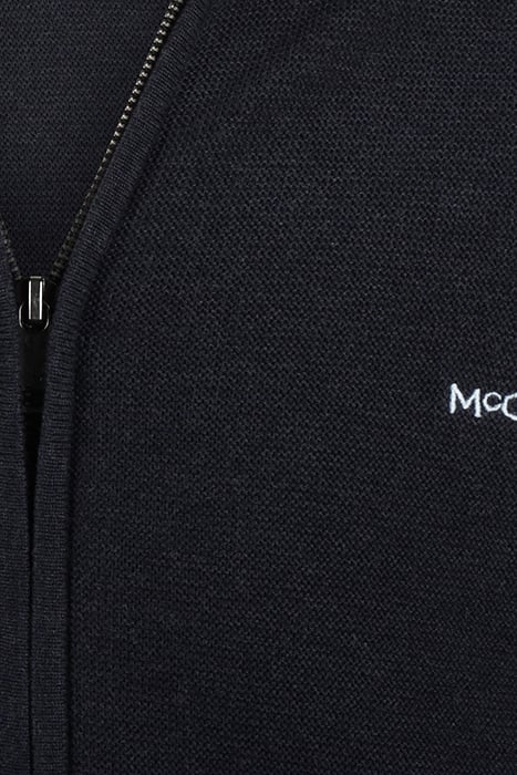 STRUCTURED ZIP THRU CARDIGAN NAVY 7