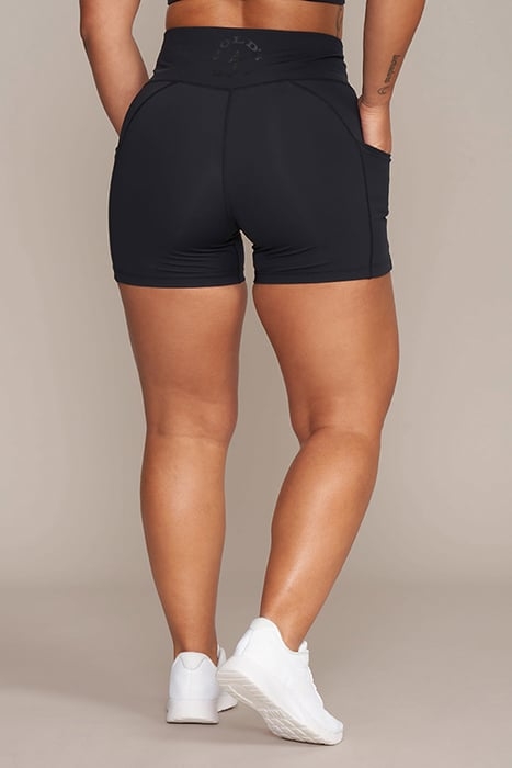 JANE - WOMEN'S HIGH WAIST SHORTY BLACK 2