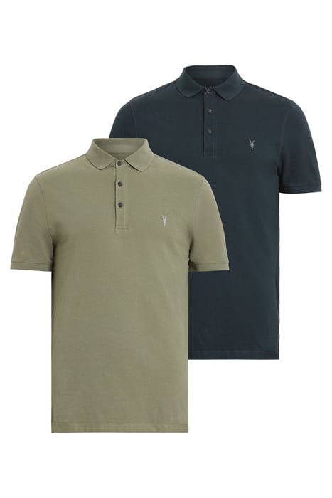 REFORM SS POLO 2 PAC POTION BLUE/GREEN 1