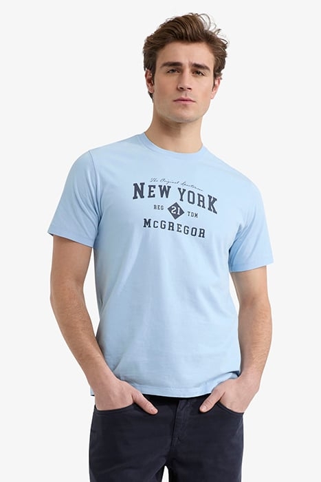 NEW YORK T-SHIRT LIGHT BLUE 1