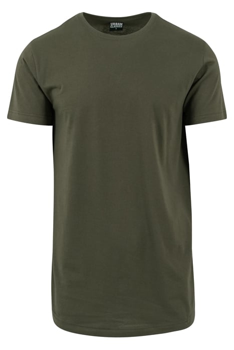 SHAPED LONG TEE OLIVE 4