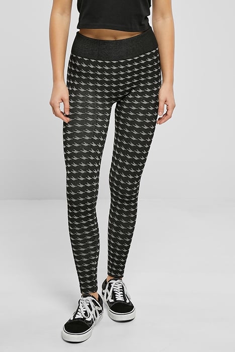 LADIES SEAMLESS HERITAGE LEGGINGS BLACKHOUNDSTOOTH 1