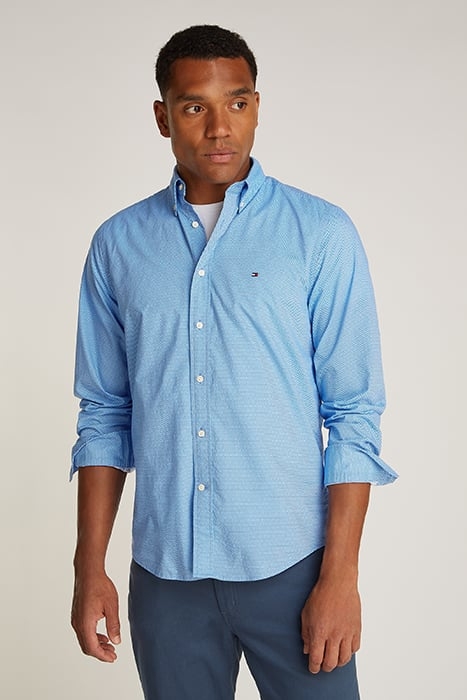 FLEX POPLIN REGULAR FIT CASUAL SHIRT NIGHT SKY BLUE 1