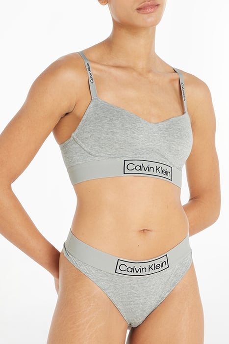 LGHT LINED BRALETTE GREY HEATHER 1