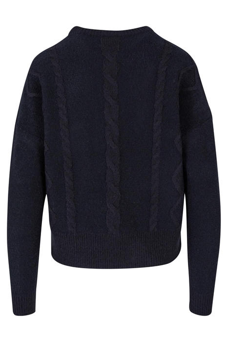 LADIES CABEL KNIT SWEATER BLACK 5